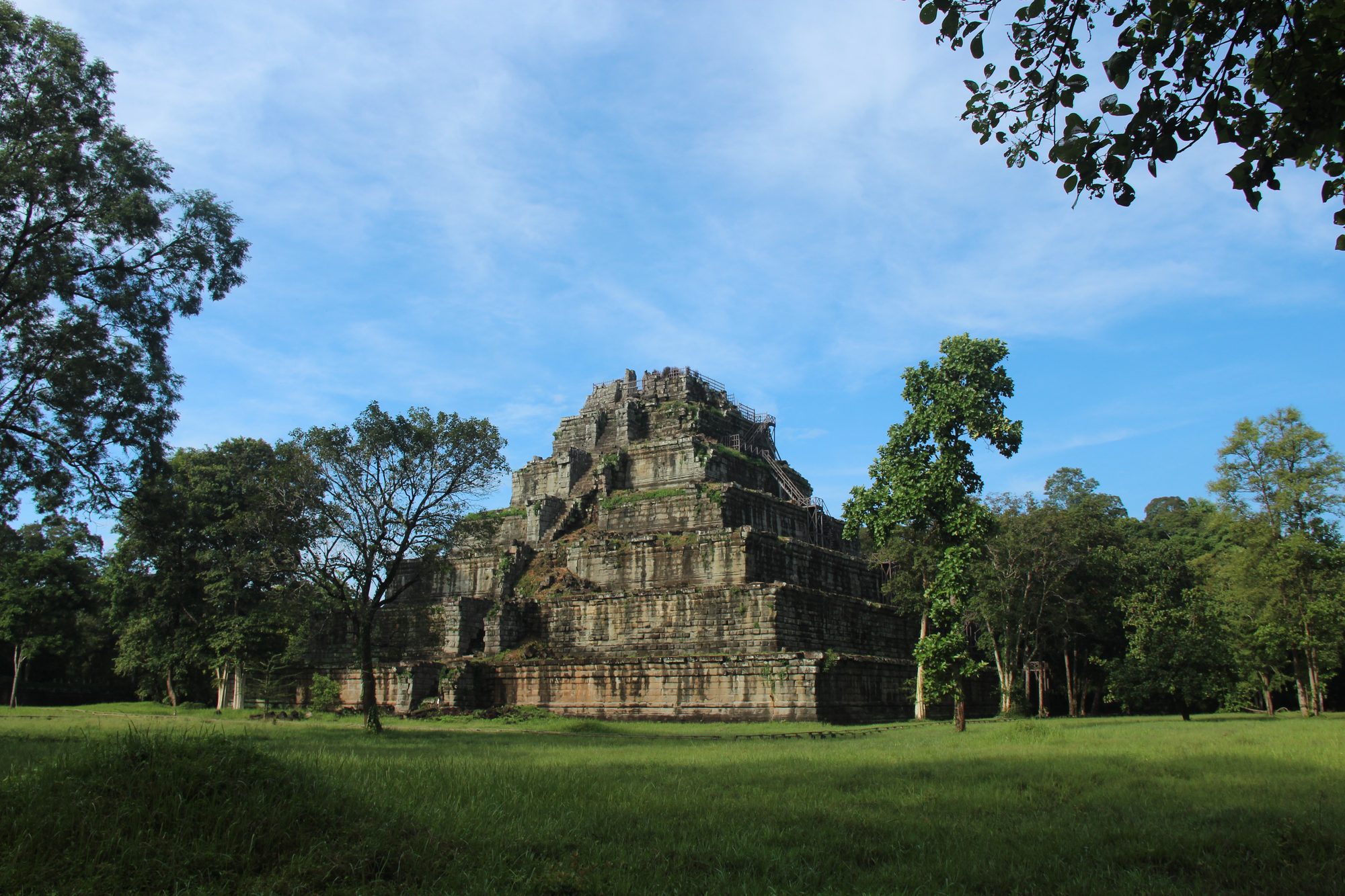 Prasat Thom, the seven-tiered pyramid at Koh Ker